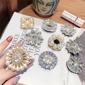 Luksuslik Teemant Kristall Korea Grip Tok Nutitelefoni Omanik Gem Üllas Mobiil Ringi Toetada Universaalse Griptok Tüdrukud Tarvikud