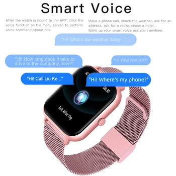 Xiaomi Naiste Smart Watch Bluetooth Kõne Kohandatud Dial SmartWatch Lady Veekindel Fitness Nutikas Käevõru Android ja IOS