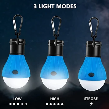 4 Pack LED Telkimine Valgus, Telkimine Tarvikud, Telk Laagris Kantav Telk Tuled koos Clip Konks Telkimine A