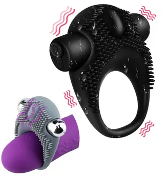 Lukk 3d naiste silikoonist G-spot silikoon rinna mänguasi kantavad meeste rõngas, must Masturbating vibraator krupoonid, suhkru-nähtamatu