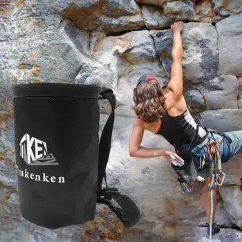 Ronimine Kott Pingutusnöör Rock Climbing Kriit Kopp Lekkekindlad Magneesiumi Kott Ja Reguleeritav Karabiin Rock Climbing Käik Seadmed